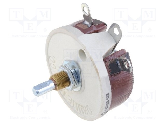 Potentiometer: shaft; single turn; 1kΩ; 50W; 6.35mm; wirewound