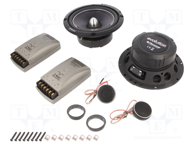 Car loudspeakers set; tweeter,woofer; 165mm; 200W; 70Hz÷20kHz