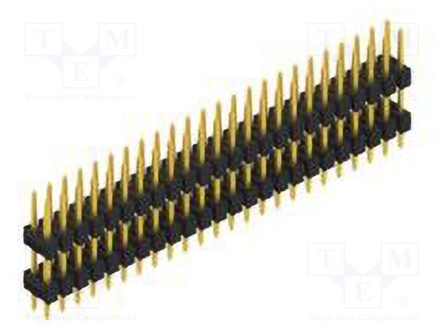 Connector: pin strips; pin header; male; PIN: 48; 2.54mm; THT; 2x24