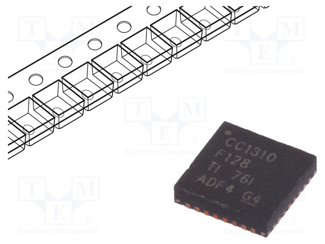 ARM microcontroller; Flash: 128kB; VQFN32; 1.8÷3.8VDC; RAM: 20kB