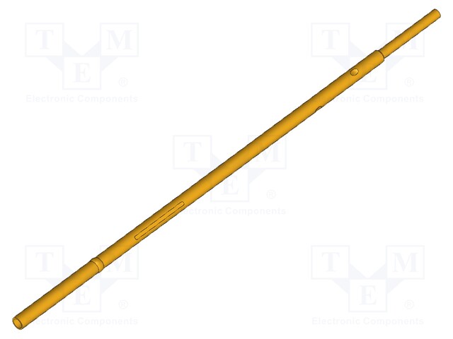 Test probe socket; Contact plating: gold-plated; KS-050; 40.64mm