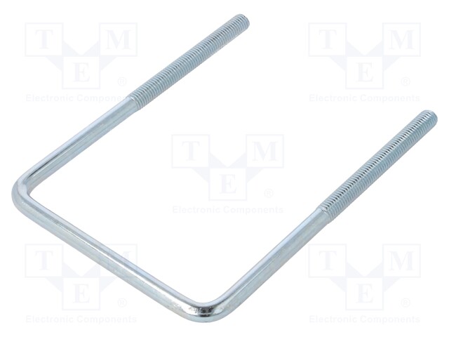 U-bolt; C; steel; zinc; Thread len: 70mm; Int.width: 89mm; H: 141mm