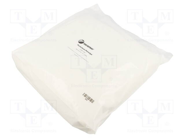 Cleaning cloth: specialist; dry; polyester; 100pcs; 230x230mm