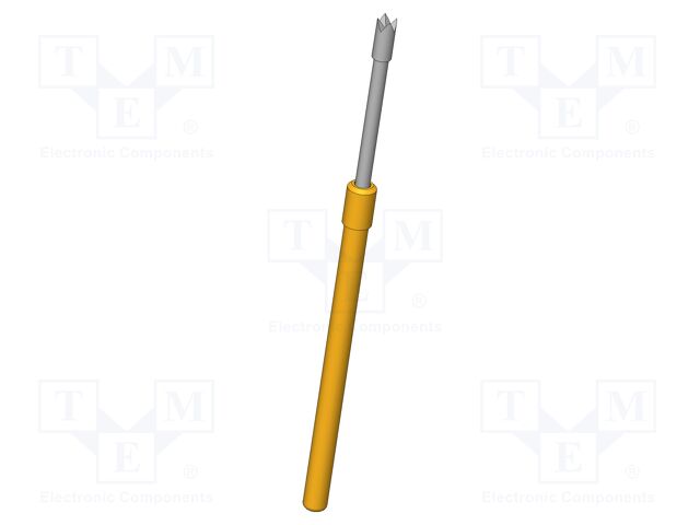 Test needle; Operational spring compression: 8mm; 5A; Ø: 1.3mm