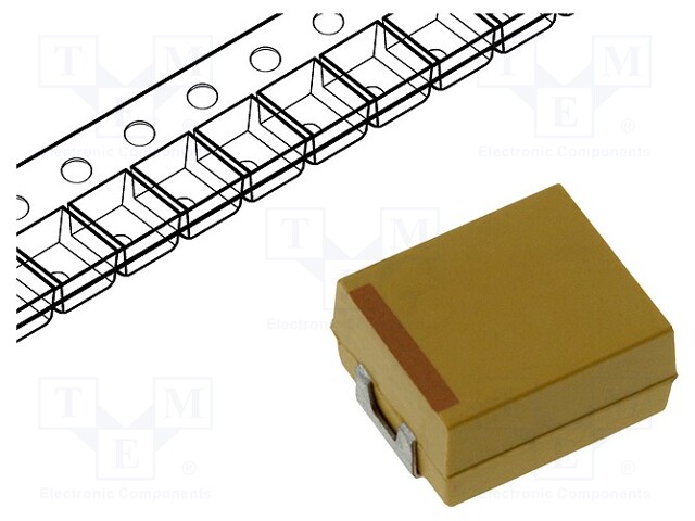 Capacitor: tantalum; 470uF; 10VDC; SMD; E; 2917; ±20%; -55÷125°C