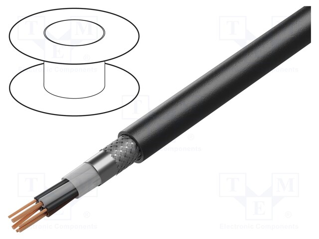Wire; BiTservo UV 3plus 2XSLCHK-J; 3G2.5mm2,3x16mm2; stranded