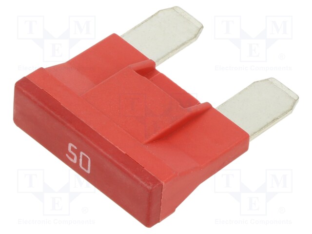 Fuse: fuse; 50A; 80VDC; automotive; 30mm