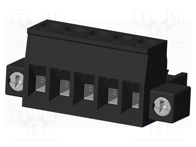 Connector: pluggable terminal block; plug; female; straight; 300V