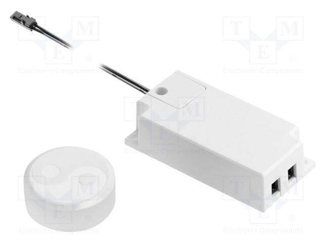 Touch switch; white; 12VDC