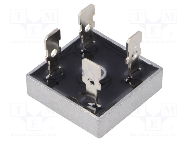 Single-phase bridge rectifier; Urmax: 400V; If: 15A; Ifsm: 300A