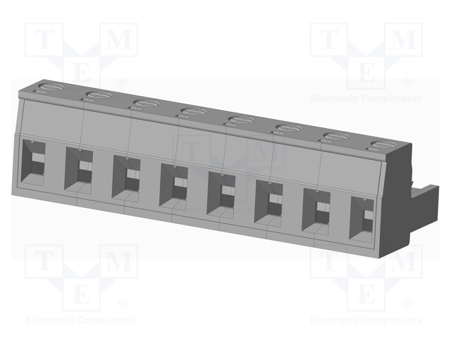 Connector: pluggable terminal block; plug; female; straight; grey