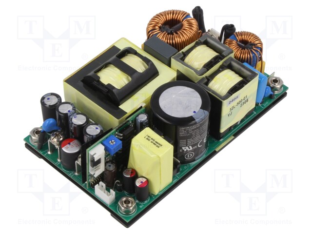 Power supply: switched-mode; open; 500W; 80÷264VAC; 18VDC; 16.67A