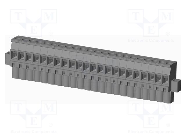 Connector: pluggable terminal block; plug; female; angled 90°