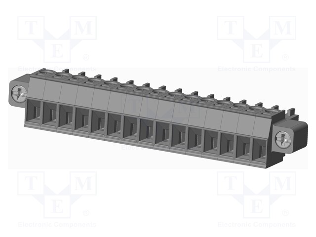 Connector: pluggable terminal block; plug; female; straight; grey