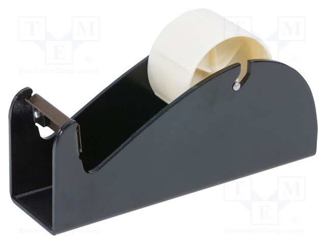Tape dispensers; ESD; EN 61340-5-1; Mat: metal; black; <1kΩ; 900g