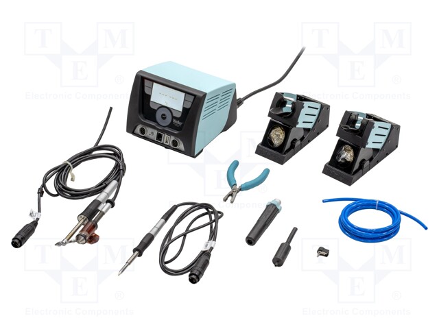 Soldering/desoldering station; digital; 255W; 120W; 120W; 230VAC