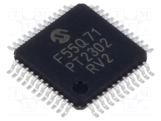 IC: PIC microcontroller; Memory: 32kB; SRAM: 2kB; EEPROM: 256B; SMD