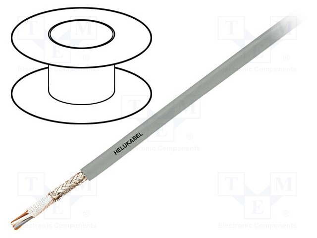 Wire: control cable; SUPERTRONIC®-C-PVC; 14x0,34mm2; PVC; grey