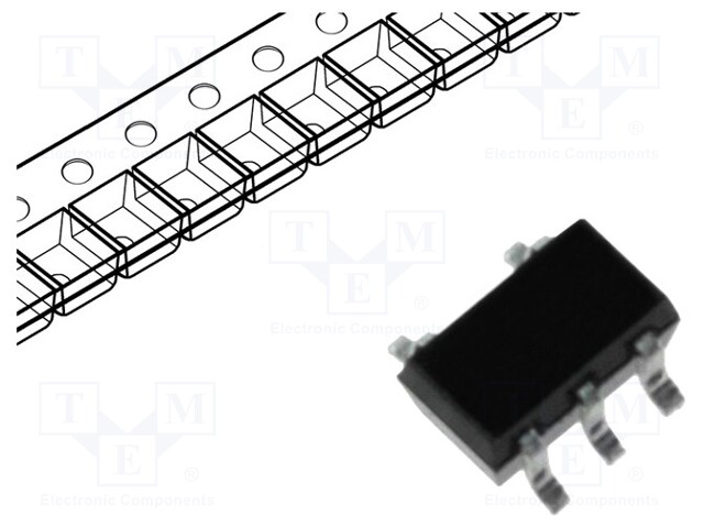 IC: digital; inverter; Channels: 1; IN: 1; CMOS; SMD; SC74A; Series: HC