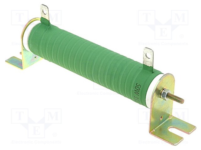 Resistor: wire-wound; 4.7Ω; 50W; ±5%; Ø25x120mm; 200ppm/°C