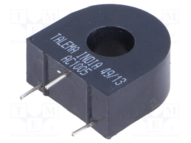 Current transformer; Series: AC; 5A; Trans: 1000: 1; 100Ω; 2.5mVA