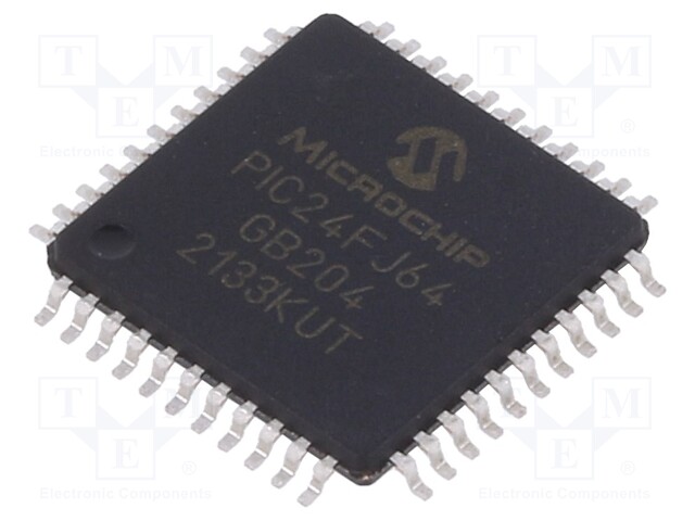 PIC microcontroller; Memory: 64kB; SRAM: 8kB; 32MHz; SMD; TQFP44