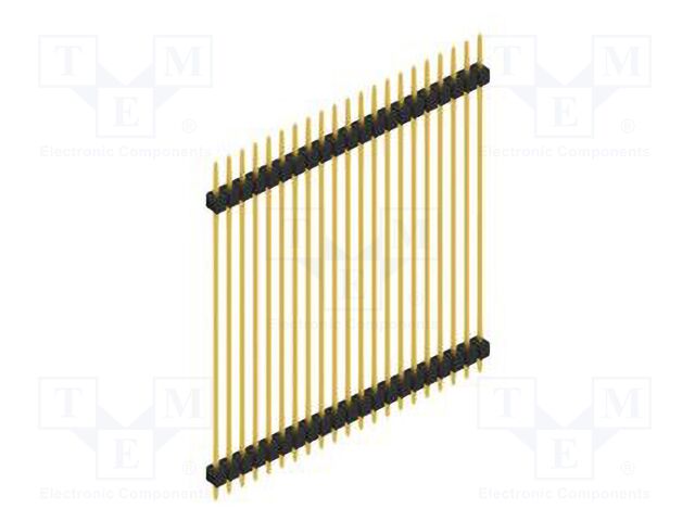 Connector: pin strips; pin header; male; PIN: 21; 2.54mm; THT; 1x21
