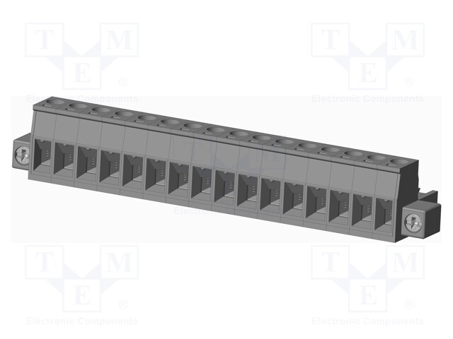 Connector: pluggable terminal block; plug; female; straight; grey