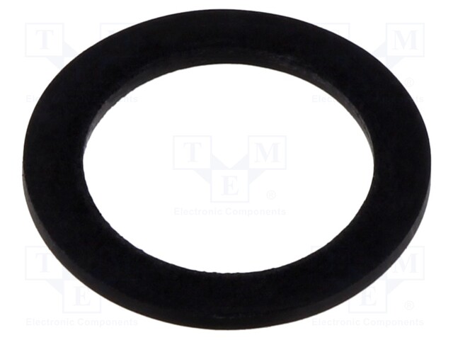 Gasket; NBR rubber; Thk: 1.5mm; Øint: 18.5mm; M20; black