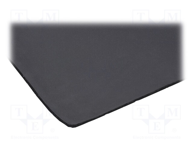 Damping mat; Mat: polyetylene; 600x1000x6mm; self-adhesive