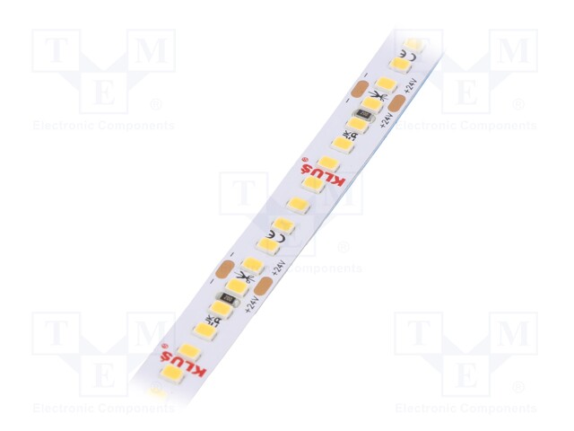 LED tape; white neutral; 24V; LED/m: 180; 10mm; IP20; 120°; 9.6W/m