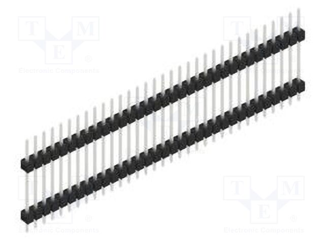 Connector: pin strips; pin header; male; PIN: 33; 2.54mm; THT; 1x33