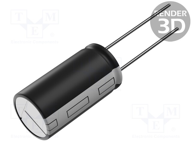 Capacitor: electrolytic; THT; 100uF; 160VDC; Ø12.5x25mm; Pitch: 5mm