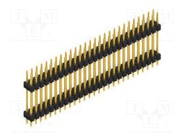 Connector: pin strips; pin header; male; PIN: 54; 2.54mm; THT; 2x27