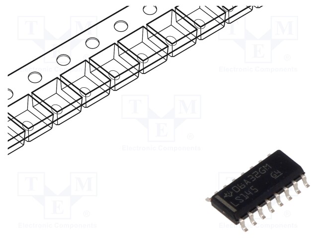 IC: digital; decoder,multiplexer; Ch: 1; SMD; SO16; 4.75÷5.25VDC