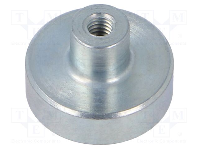 Magnet: permanent; samarium, cobalt; 90N; Ø: 20mm; H: 13mm; steel