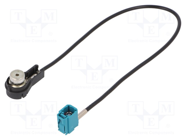 Antenna adapter; Fakra socket,ISO socket angled; 0.25m; VW