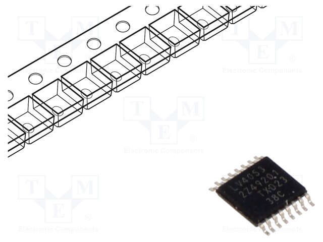 IC: analog switch; switch; SMD; TSSOP16; 1÷6VDC; LV; reel,tape