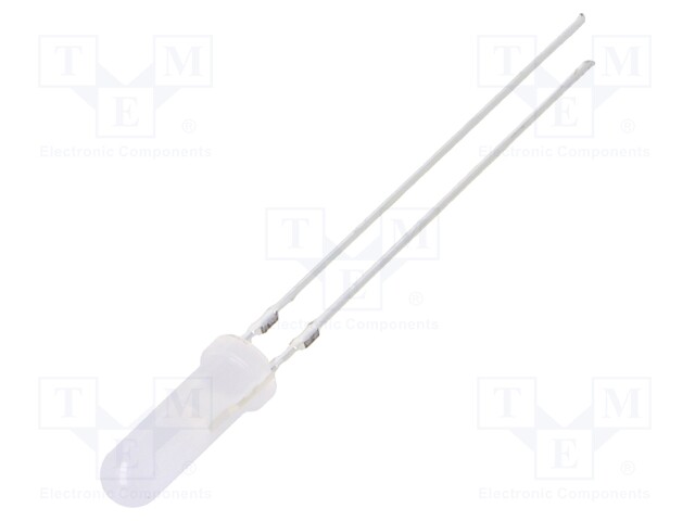 LED; 3mm; yellow; 100÷150mcd; 150°; Front: convex; without stopper