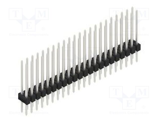 Connector: pin strips; pin header; male; PIN: 44; 2.54mm; THT; 2x22