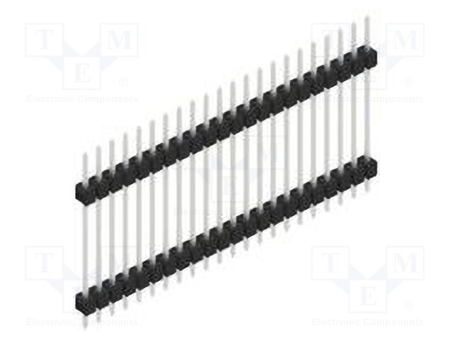 Connector: pin strips; pin header; male; PIN: 22; 2.54mm; THT; 1x22