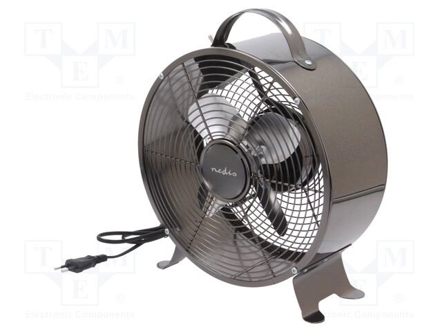 Fan: AC; 20W; 220÷240V; Ø: 250mm; Len: 1.5m; 335x265x110mm; metallic