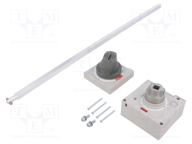 Door coupling rotary handle
