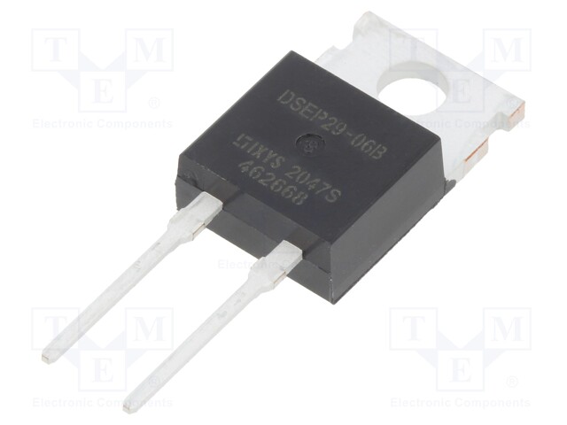 Diode: rectifying; THT; 600V; 30A; Package: tube; TO220AC; 25ns; 165W