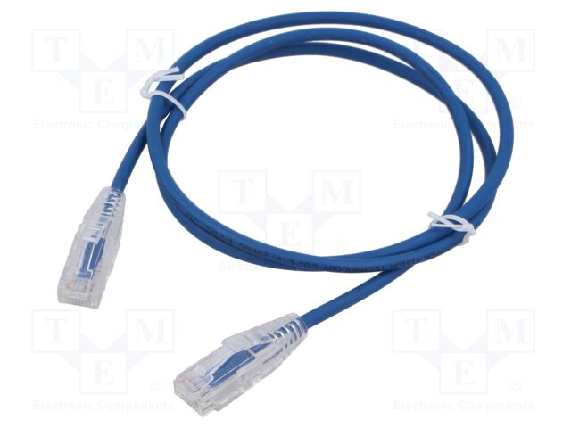 Connecting cable; PFM972; Len: 1m; RJ45; -20÷70°C; Cat: 6; Ømax: 6mm