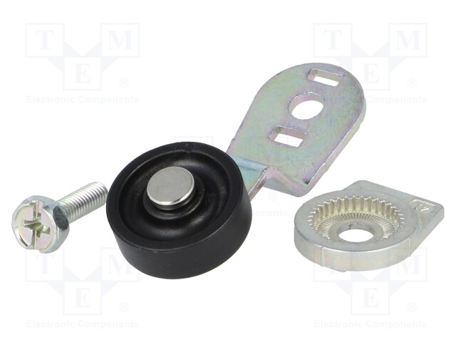 Driving head; lever R 43mm, plastic roller Ø20mm