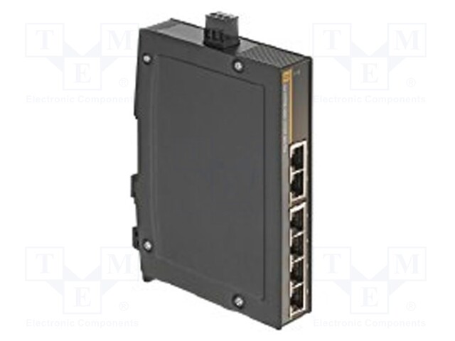Industrial module: switch Ethernet; unmanaged; 9÷60VDC; RJ45