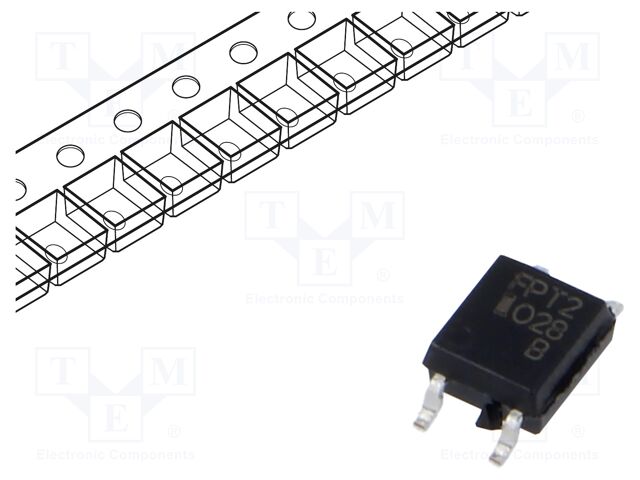 Optocoupler; SMD; Ch: 1; OUT: transistor; Uinsul: 3.75kV; Uce: 80V