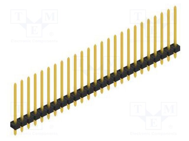 Connector: pin strips; pin header; male; PIN: 25; 2.54mm; THT; 1x25