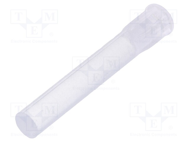 Fibre for LED; round; Ø3.2mm; Front: flat; straight